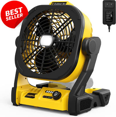 Battery powered fan