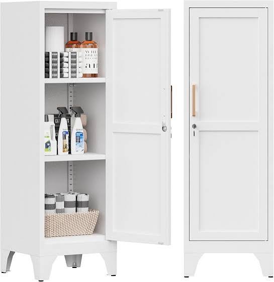 Metal storage cabinet