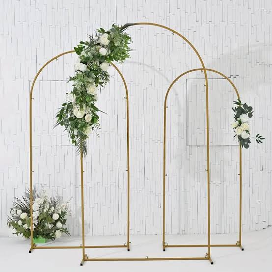 Metal arch background