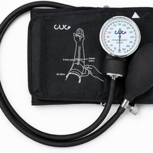 CUG Aneroid Sphygmomanometer, Manual Blood Pressure Cuff Manual | Precision Copper & Brass Movement, Medical-Grade PVC Tubing, Medical Ultrasound Equipment, Ideal for Doctors, Nurses