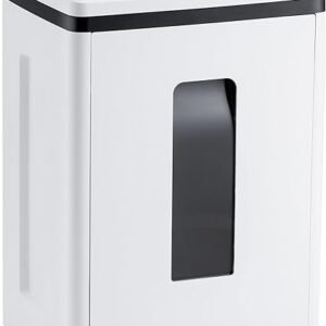Professional Commercial Paper Shredder: P-7 Security Super Micro-Cut 1x1.7mm 7 Sheets/CDs/Cards/Staples 6-Gal Bin Heavy Duty for Home/Office/Industrial/Business Use-Confidential Documents