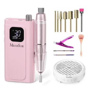 Professional Electric Nail Drill 40000RPM 40-Speed Rechargeable Nail File
