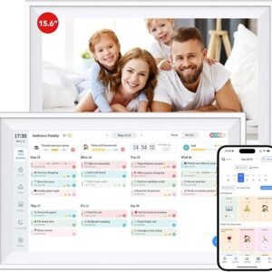 Digital Calendar 10.1 Inch Wall Plan Touch Screen WiFi picture esay to use