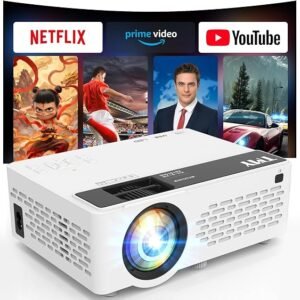 TMY Smart Projector with Google TV System, Native 1080P 4K Home Theater