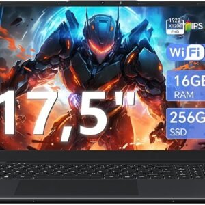 Ofive 17.5" FHD+ Laptop, Core i3-10100Y, 16GB RAM 256GB SSD, Windows 11 | 1920x1200 16:10 Display, WIFI6, Bluetooth 5.2, Backlit Keyboard, Full-Featured Type-C Fast-Charging