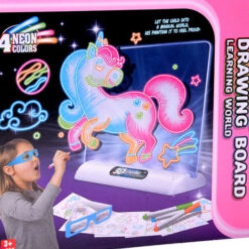 unicorn-3d-magic-drawing-board-with-led-backlight-4-neon-markers-and-glasses-in-Pakistan-247x296
